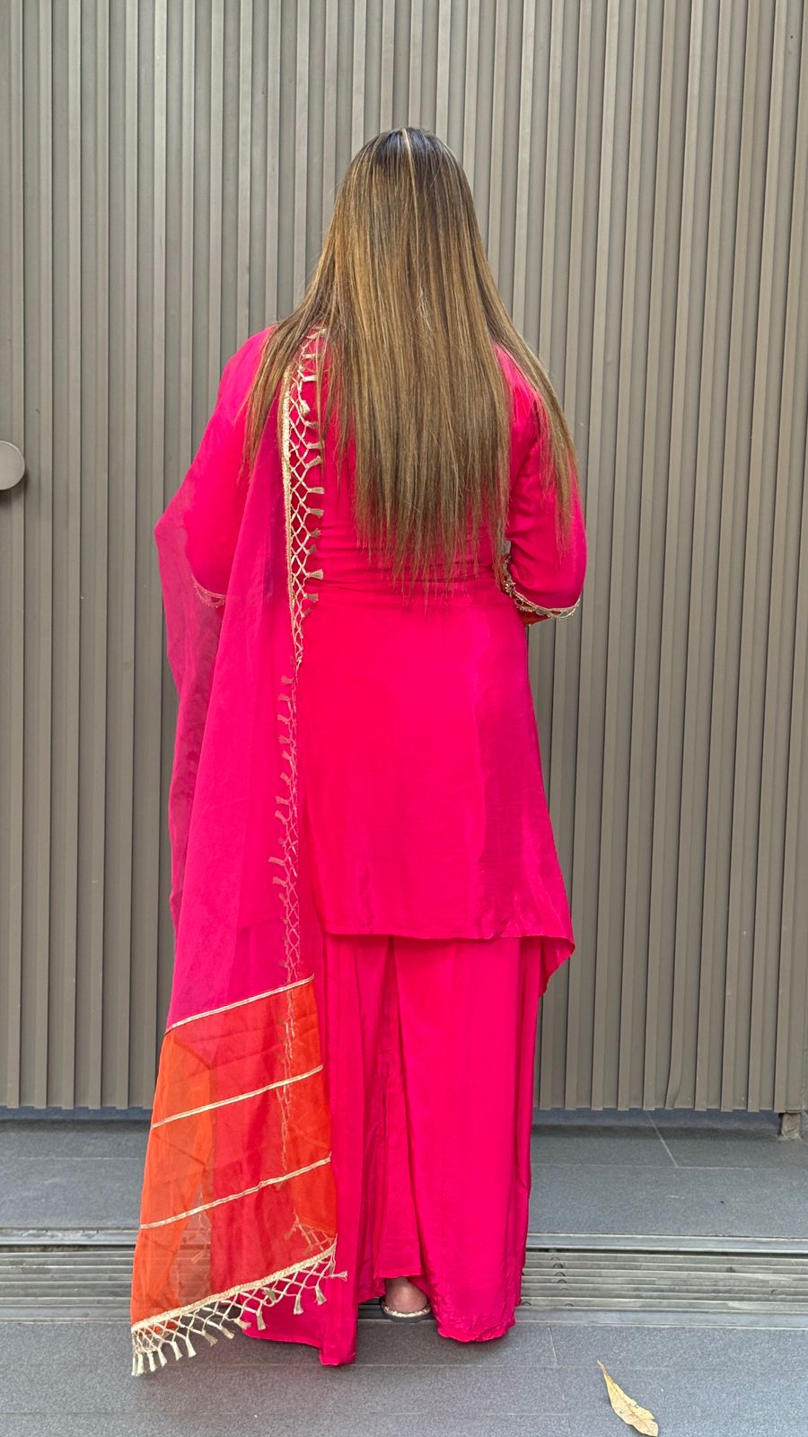 Amara Suit Set- Purple, Orange, Pink